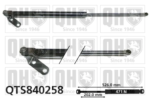 Amortiguador maletero Nissan Sunny III