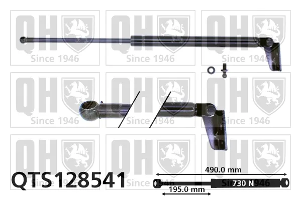 Amortiguador maletero 4516AB1 Polcar
