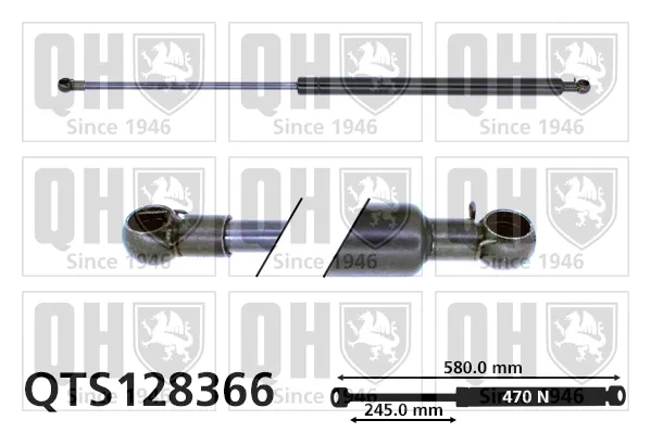 Amortiguador maletero Audi 100 C3