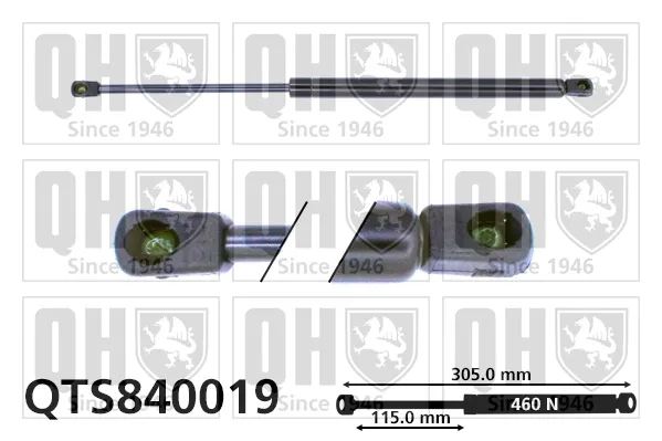 Amortiguador maletero Audi 80 B2