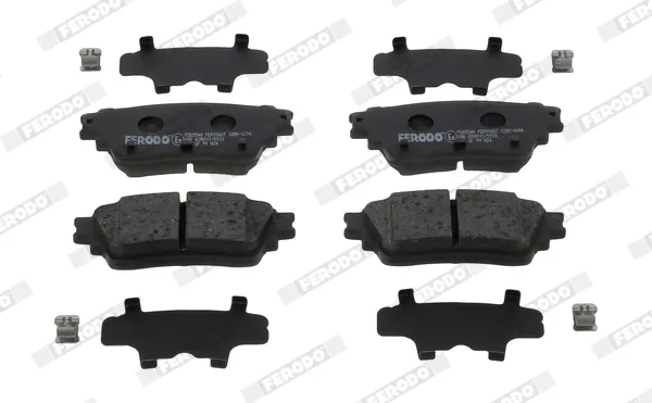 Pastillas de freno traseras FDB5540 Ferodo
