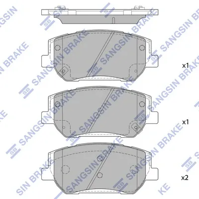 Pastillas de freno SP1913 Hi-q