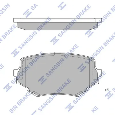 Pastillas de freno SP1535 Hi-q