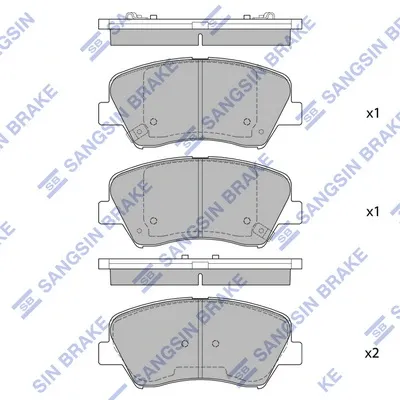 Pastillas de freno SP1400 Hi-q
