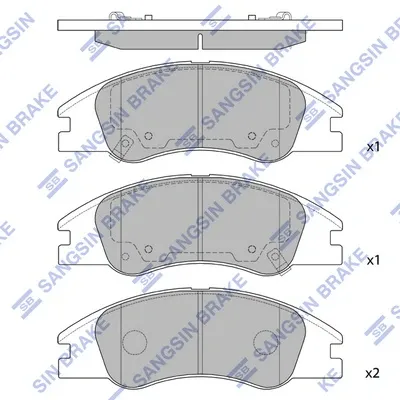 Pastillas de freno SP1167 Hi-q