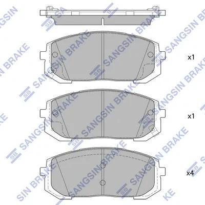 Pastillas de freno SP4334 Hi-q
