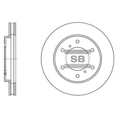 Disco de freno SD4311 Hi-q