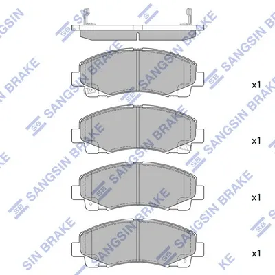 Pastillas de freno SP1470 Hi-q