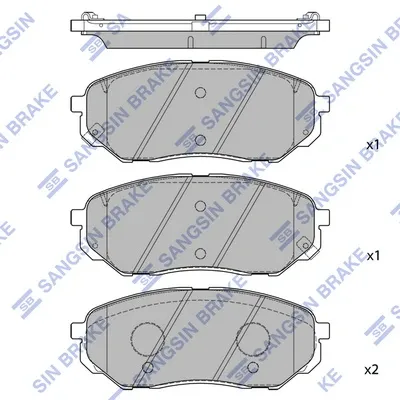 Pastillas de freno SP1690 Hi-q