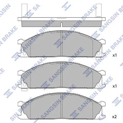 Pastillas de freno SP1140 Hi-q
