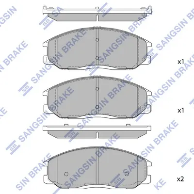 Pastillas de freno SP1157 Hi-q
