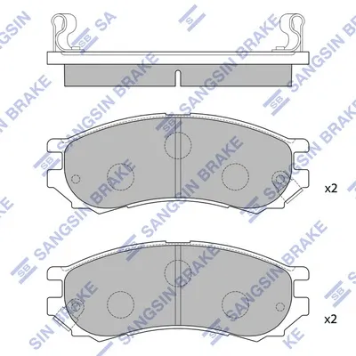 Pastillas de freno SP1128 Hi-q