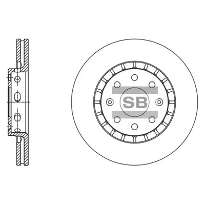 Disco de freno SD3056 Hi-q