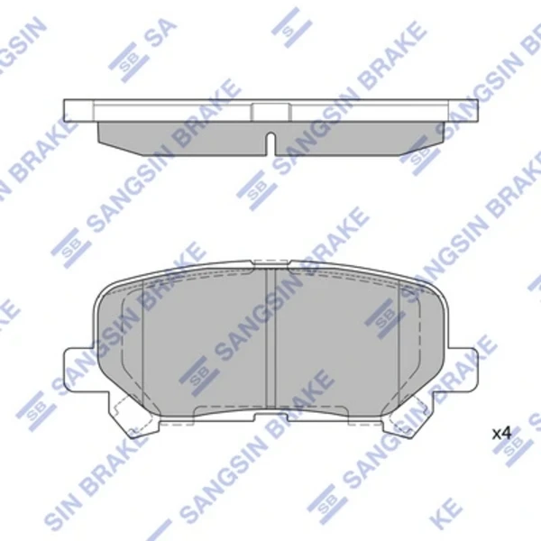 Pastillas de freno traseras Acura MDX 