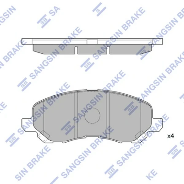 Pastillas de freno delanteras HI-Q SP1360