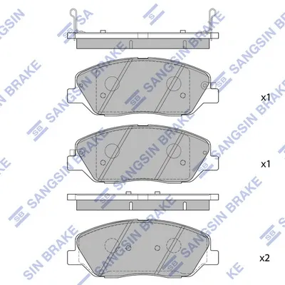 Pastillas de freno SP1246 Hi-q