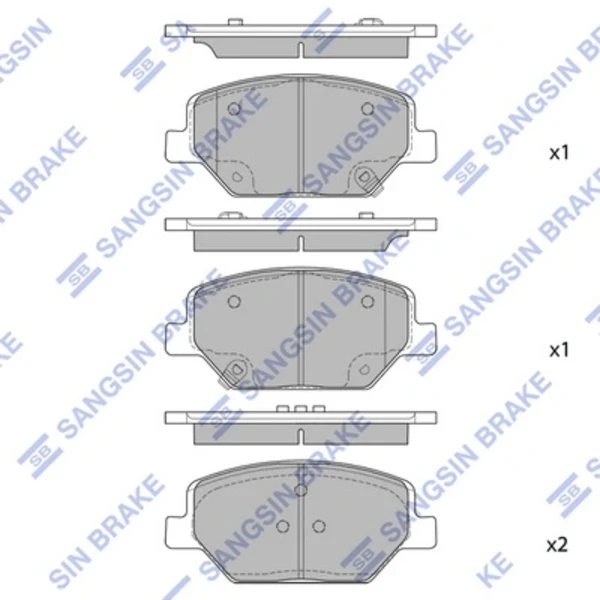 Pastillas de freno delanteras HI-Q SP4284