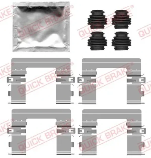 109-0200 Quick Brake pastillas de freno delanteras