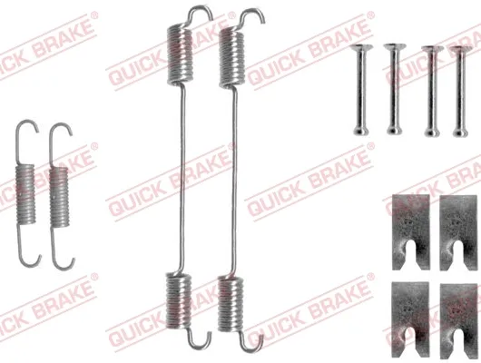 Kit de montaje de zapatas de freno traseras 1050862 Quick Brake