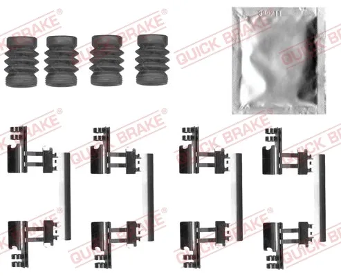 Juego de reparación de pastillas de freno 1090027 Quick Brake