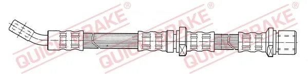 Latiguillo de freno trasero izquierdo 59949 Quick Brake