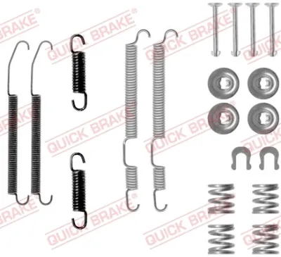 Kit de montaje de zapatas de freno traseras QUICK BRAKE 1050760