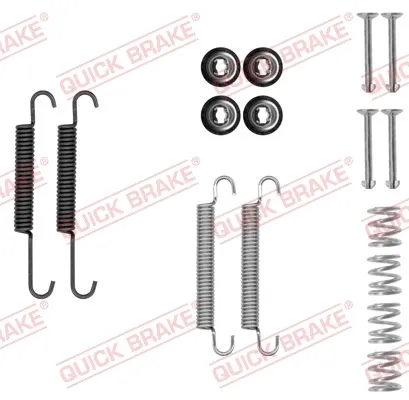 Kit de montaje de zapatas de freno traseras 1050893 Quick Brake