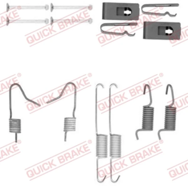 Juego de reparación, pastillas de frenos QUICK BRAKE 1050898