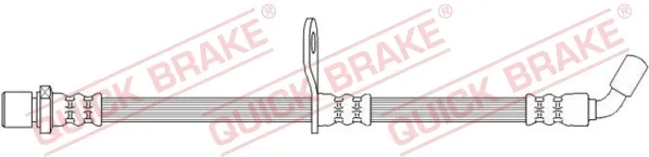 Latiguillo de freno trasero izquierdo 50723 Quick Brake