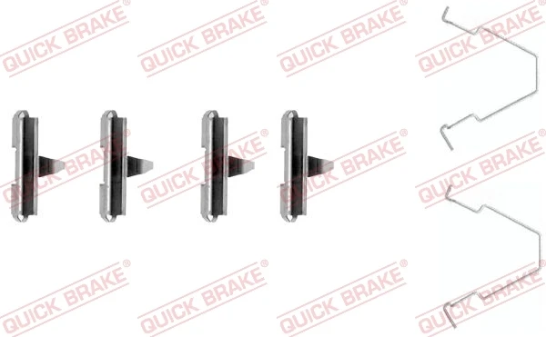 Juego de reparación, pastillas de frenos QUICK BRAKE 1091270