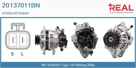 Alternador 20137011BN Real