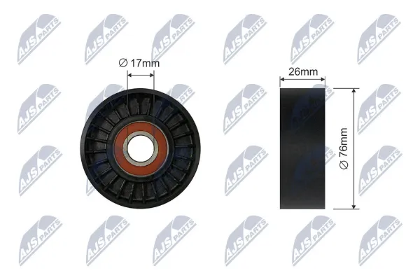Tensor de correa poli V RNKFR066 NTY