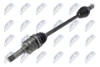 Tornillo de rueda NPWPL107 NTY