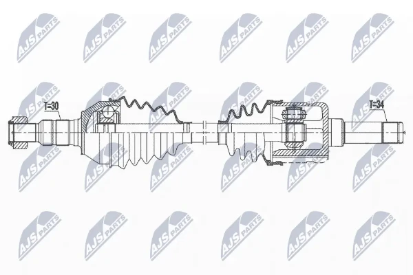Tornillo de rueda NPWPL107 NTY
