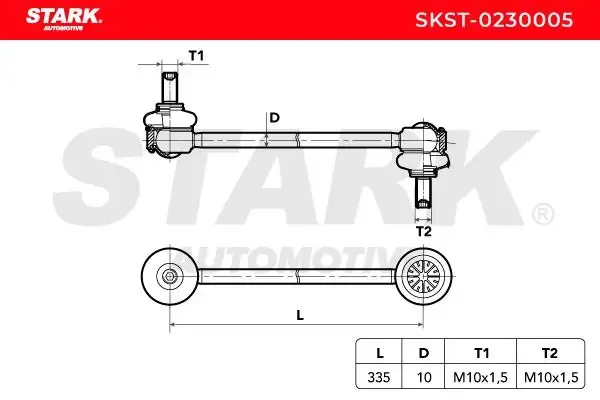 Bieleta estabilizadora delantera SKST0230005 Market (OEM)