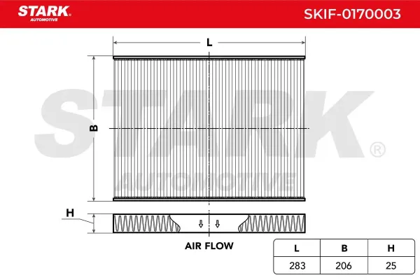 Filtro de habitáculo SKIF0170003 Market (OEM)