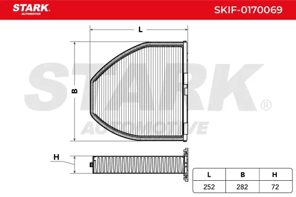Filtro de habitáculo SKIF0170069 Market (OEM)