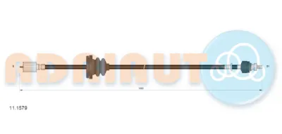 Cable del velocímetro ADRIAUTO 111579