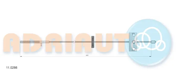 Cable de freno de mano delantero Alfa Romeo GT 937