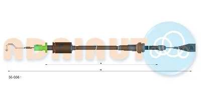 Silga de acelerador ADRIAUTO 550361