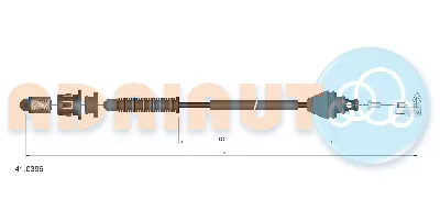 Silga de acelerador ADRIAUTO 410396