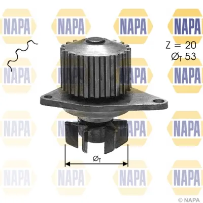 Bomba de agua NWP1130 Napa
