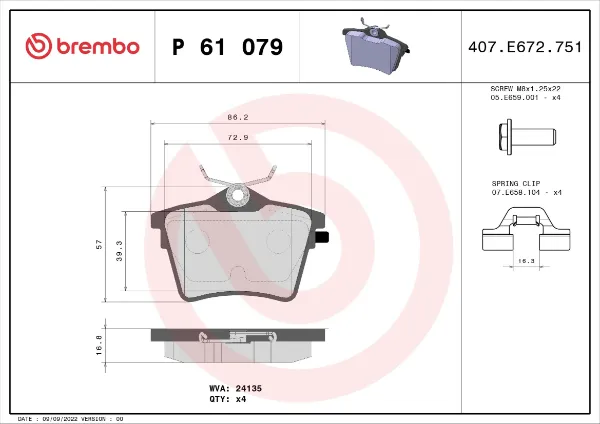 P61079 Brembo