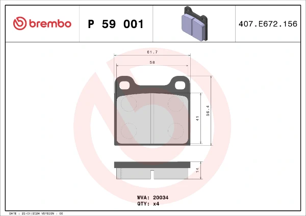 P59001 Brembo
