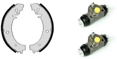 Kit de frenos de tambor, con cilindros, completo H41001 Brembo