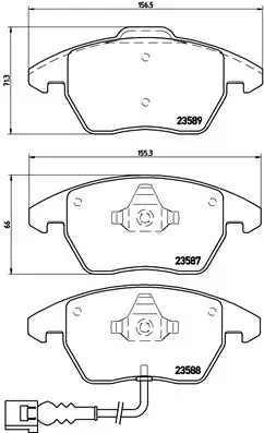 Pastillas de freno P85075X Brembo