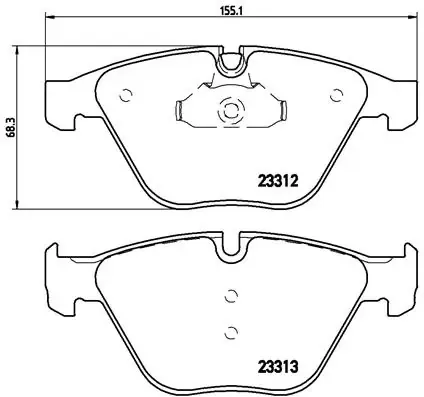 Pastillas de freno P06054 Brembo