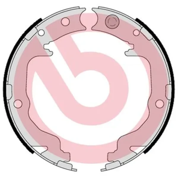 S11511 Brembo juego de zapatas de frenos, freno de estacionamiento