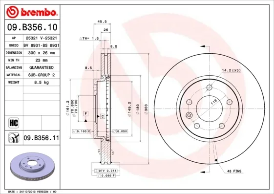 09B35611 Brembo