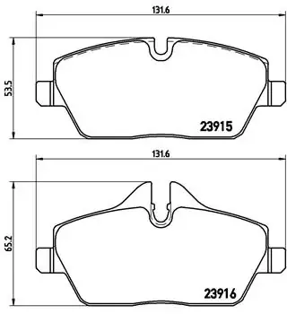 Pastillas de freno P06034 Brembo